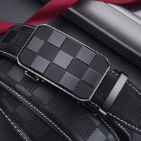 Automatic Leather Buckle Belt