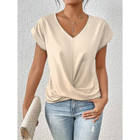 Comfy Casual V Neck Blouses