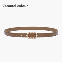 Genuine Leather Black Fashion Belt