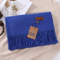 Solid Color Faux Cashmere Women's Scarf