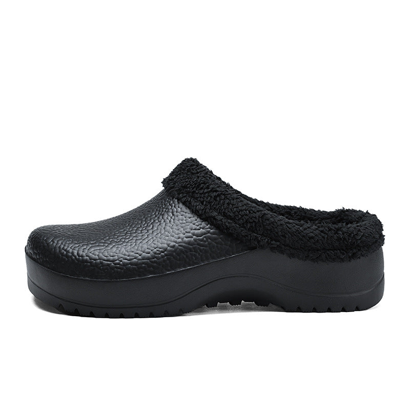 Fleece-Lined Sports Slippers