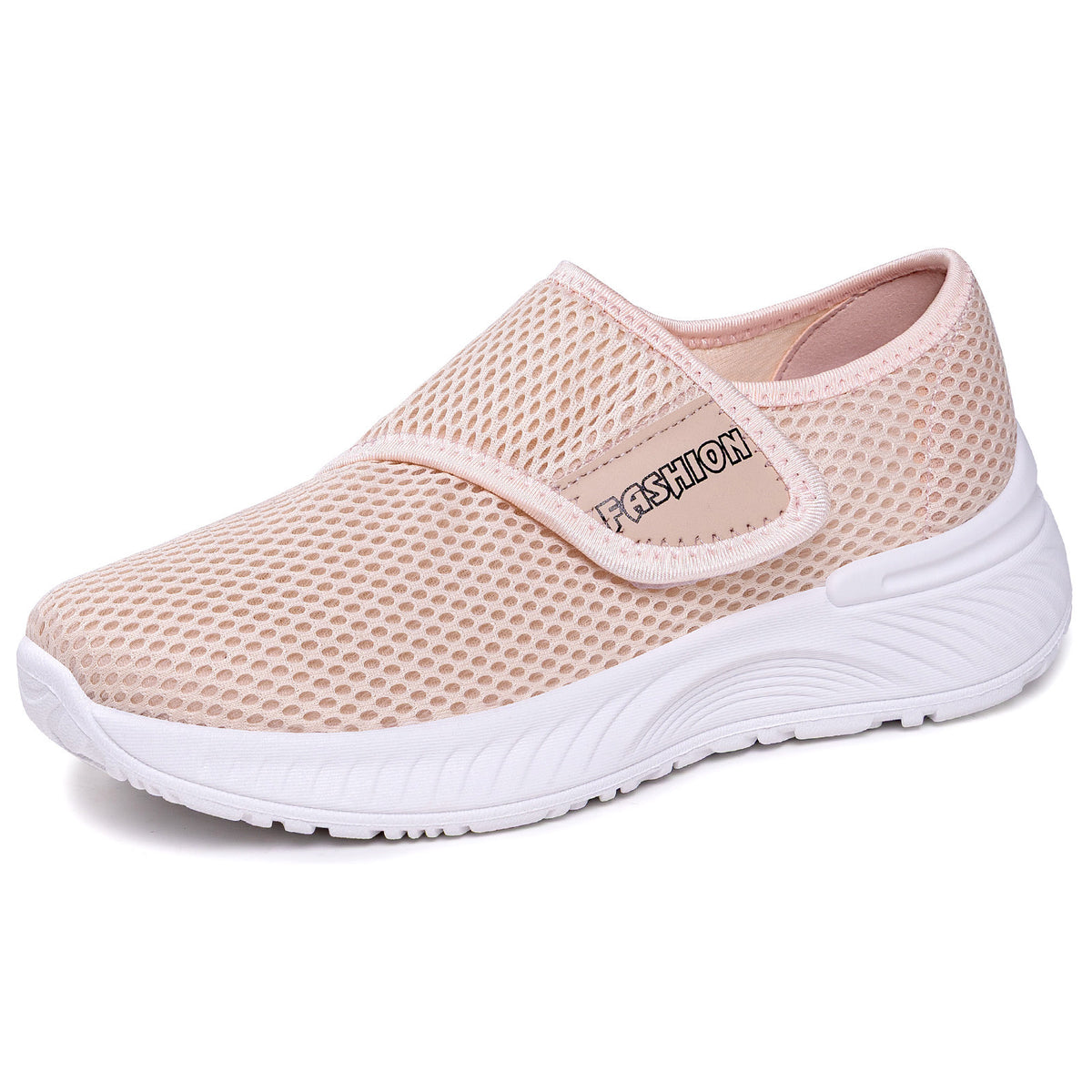 Casual Versatile Velcro Fastened Soft Soled Shoes