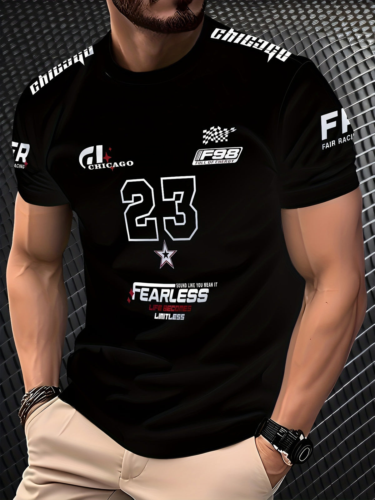 Casual Minimalist 3D Short Sleeve