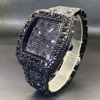 MISS FOX New Hip Hop Men's Brand Full Rhinestone Dating Quartz Watch