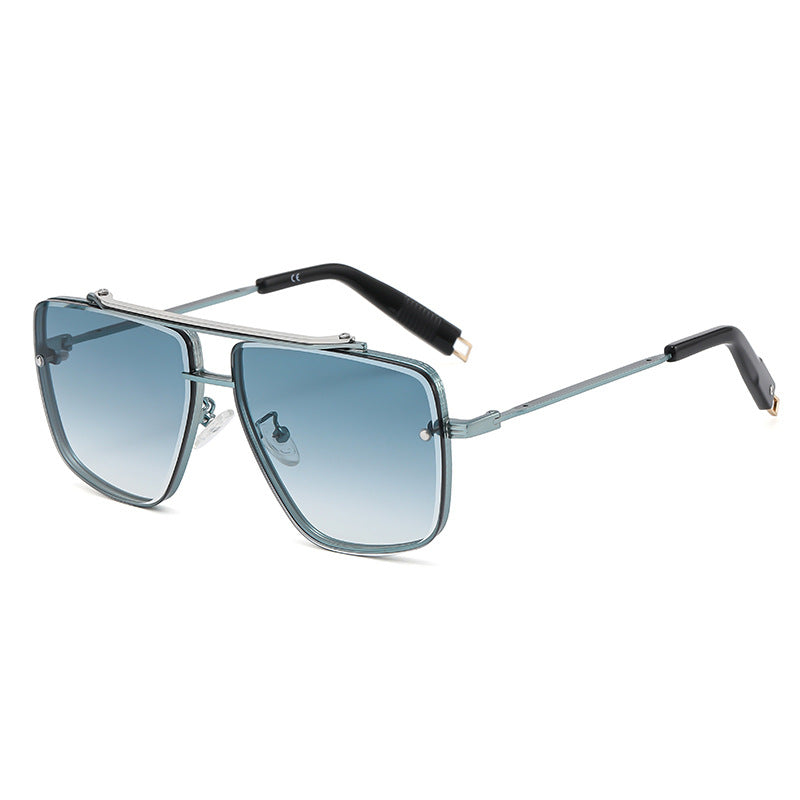Twin-beam Metal Sunglasses