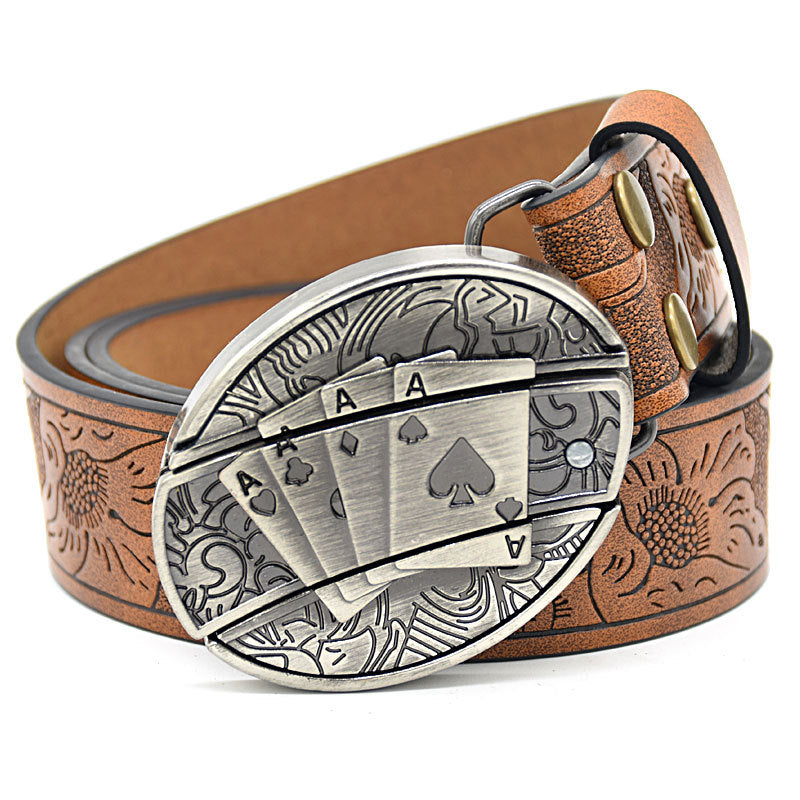Engraving Smooth Buckle Knife Embossing Belt