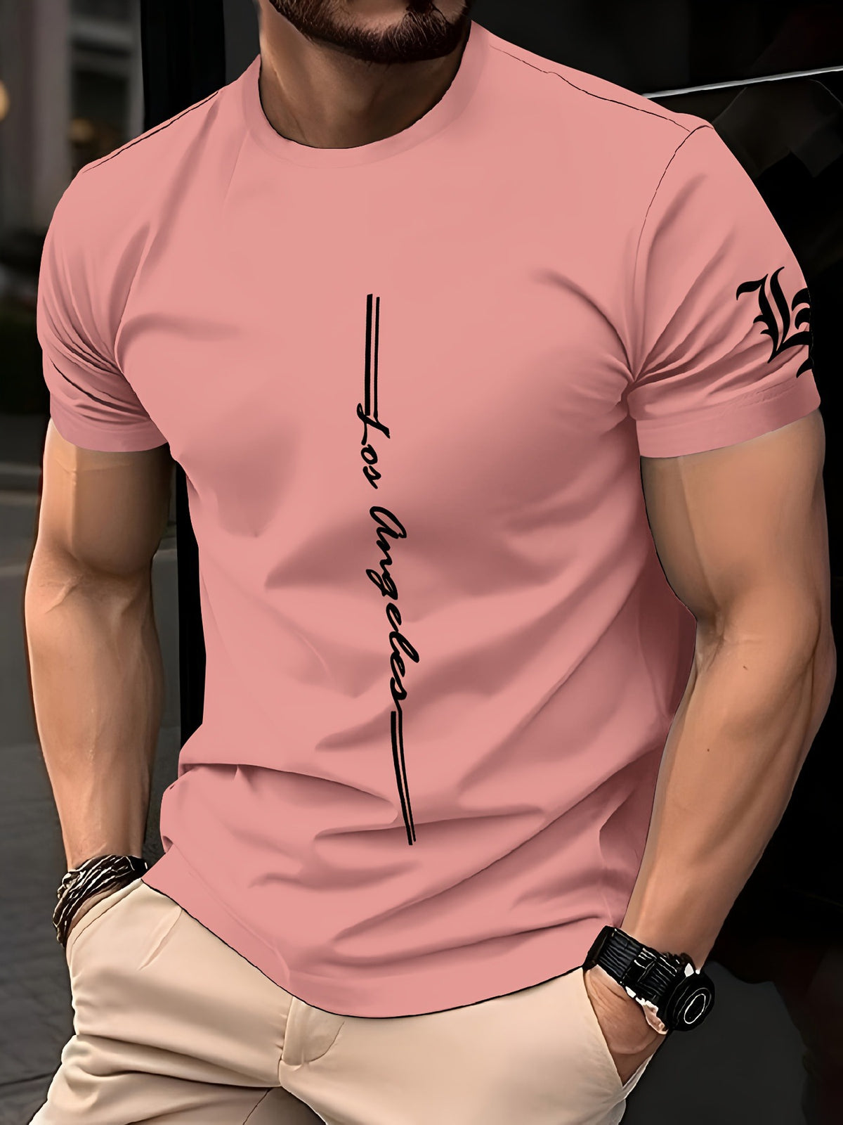 Casual Minimalist 3D Short Sleeve