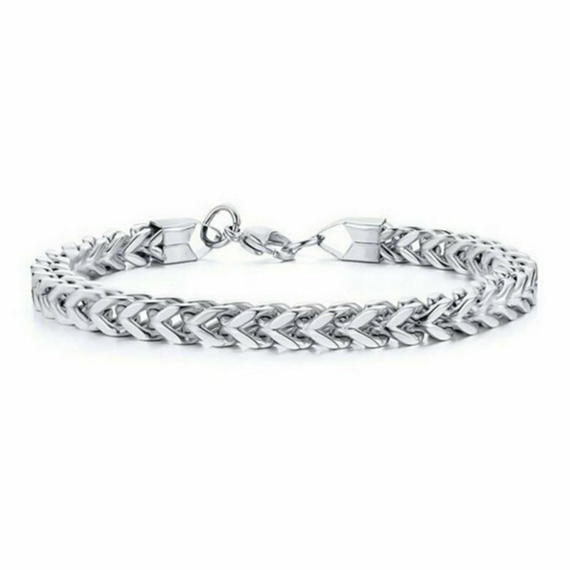 Stylish Stainless Steel Chain Bracelet