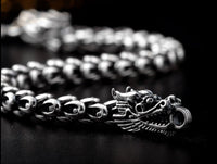 S925 silver bold domineering faucet bracelet