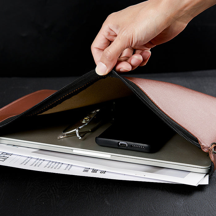 Sleek, High-capacity, Waterproof Leather Organizer