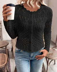 DV Lace Cardigan