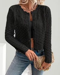 DV Lace Cardigan