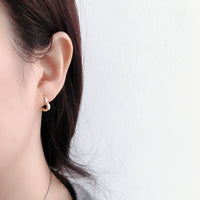 Love ear buckle golden light luxury temperament versatile