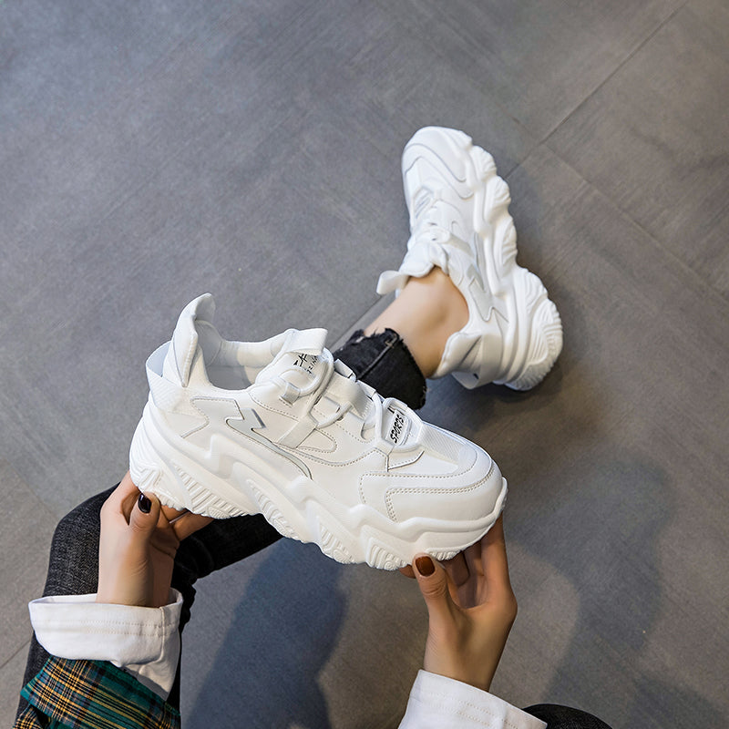 Thick-Soled Sports Sneakers