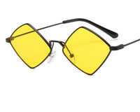 Retro Style Diamond Sunglasses Sunglasses Personality Irregular Metal Sunglasses