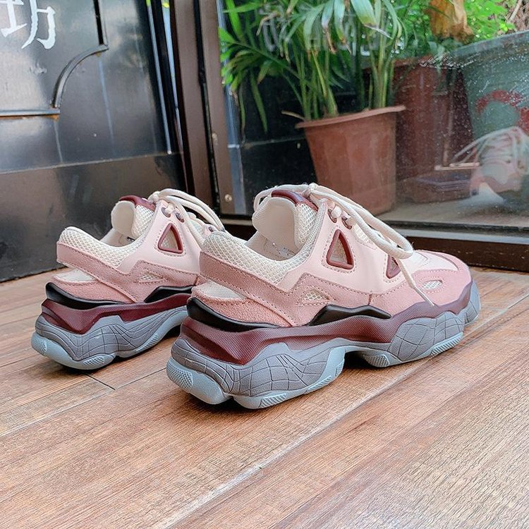 Platform Lace-Up Vulcanized Shoes