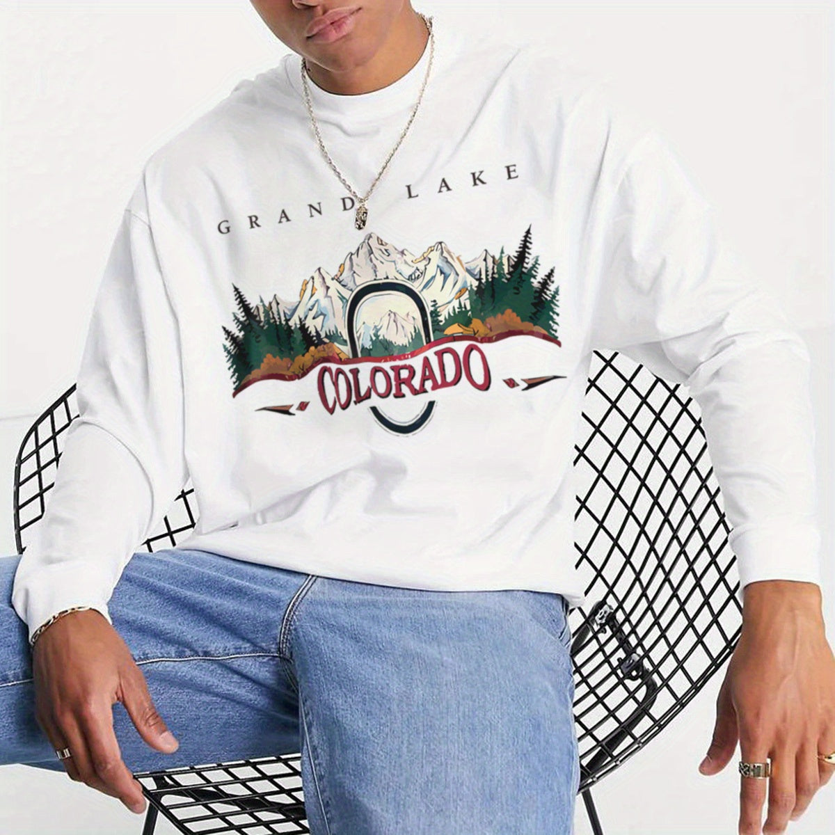 Colorado Style Print Sweatshirt