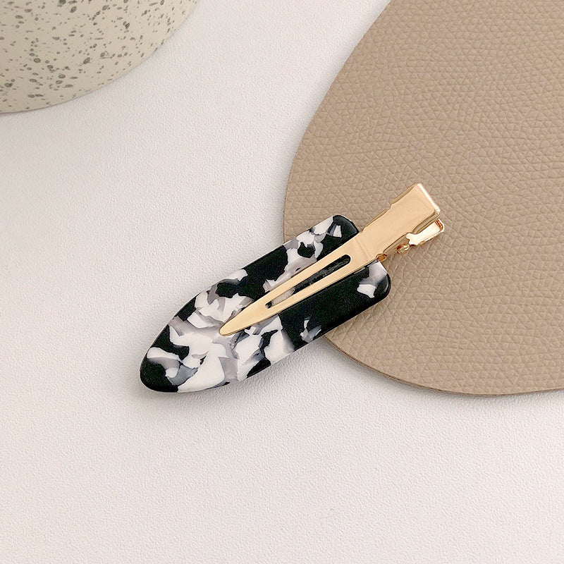 Women's Fashion Simple Gradient Color Acetate No Trace Hair Clip