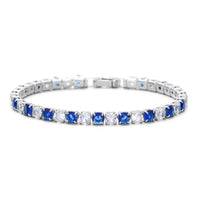 European And American Fashion 4mm Mixed Color Zircon Bracelet High-grade Light Luxury