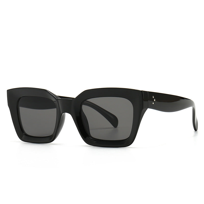Net Red Model Square Sunglasses