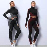 Seamless 3-Piece Yoga & Fitness Set