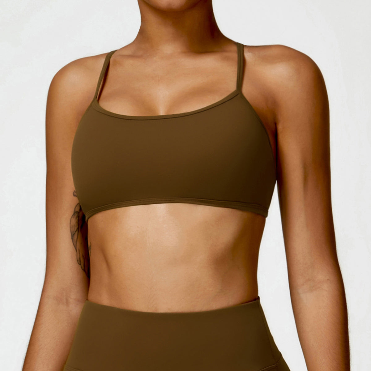 Brushed Performance Yoga Bra Top