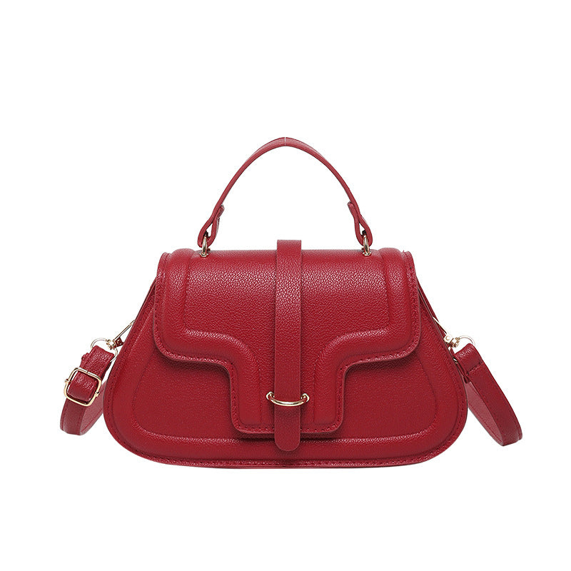 Stylish Minimalist Casual Western-style Small Square Crossbody Or Shoulder Bag
