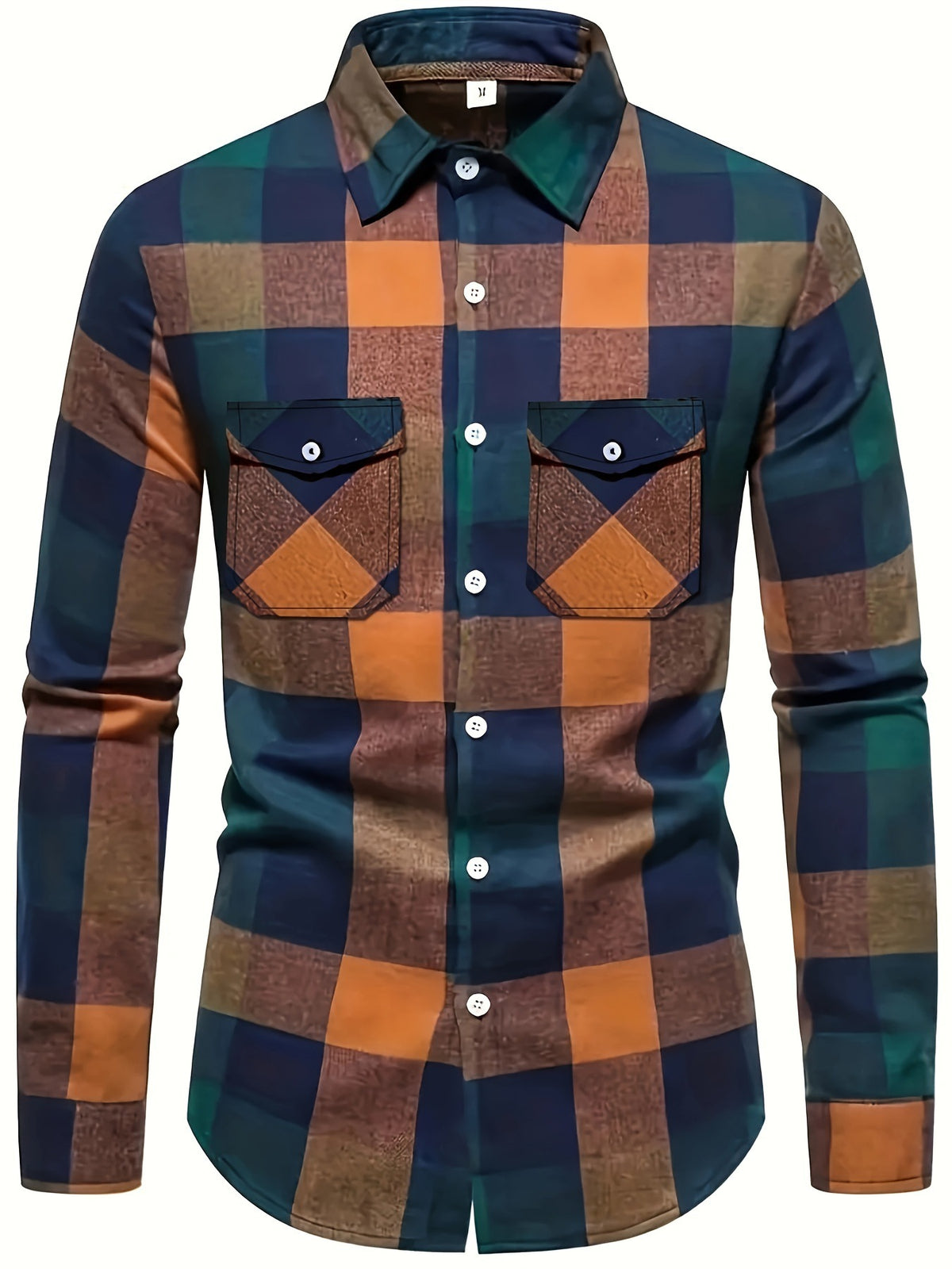 Stylish Long-Sleeve Lapel Shirt