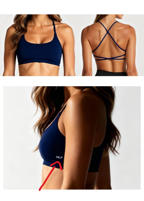 Second-Skin Stretch Yoga Bra Top