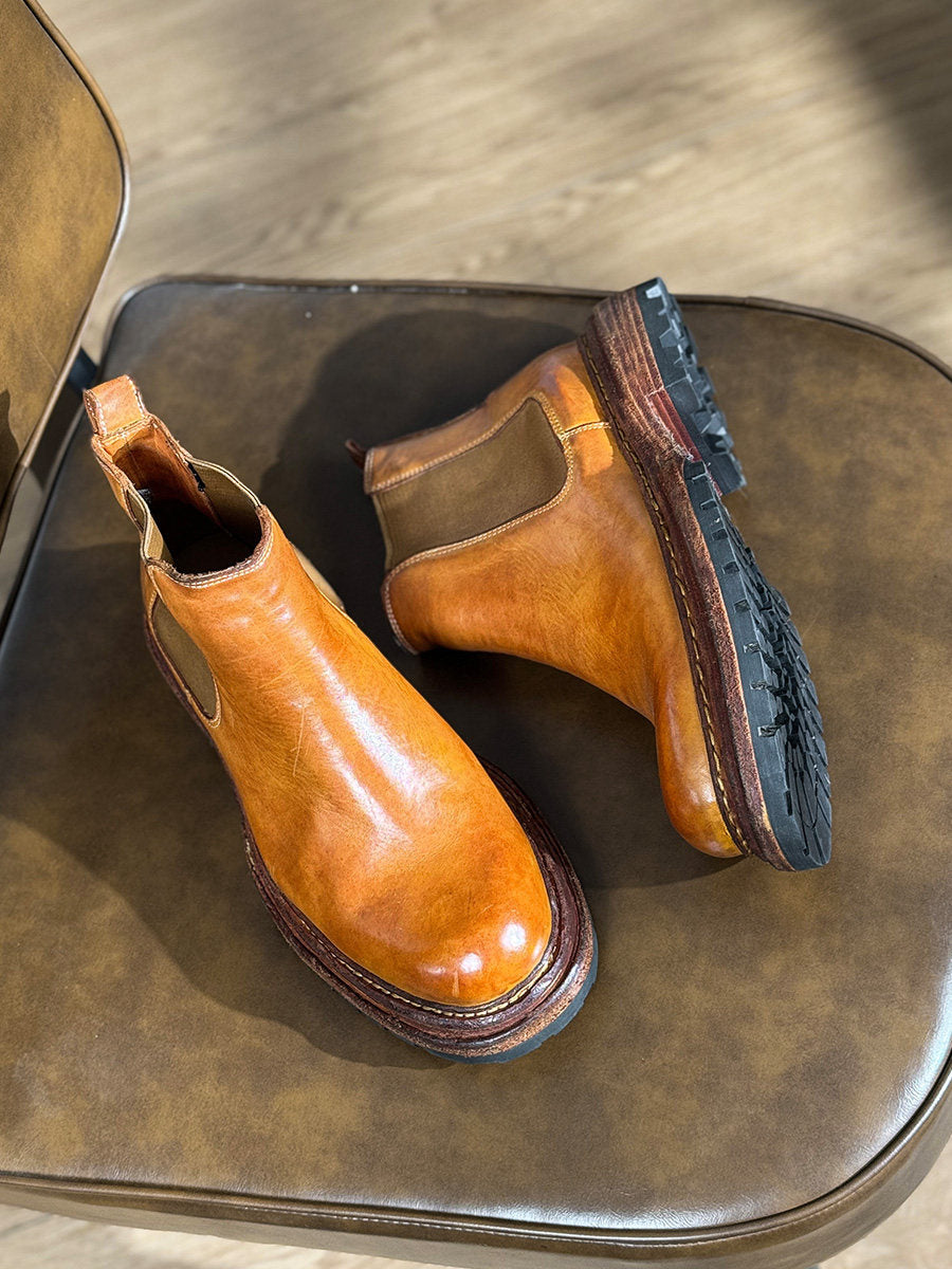 Vintage Leather Business Boots