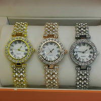 Fashion Business Versatile Diamond-studded Starry Sky Quartz Watch Bracelet For Women