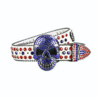 Subculture Skull Hip Hop Decoration Belt