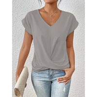 Comfy Casual V Neck Blouses