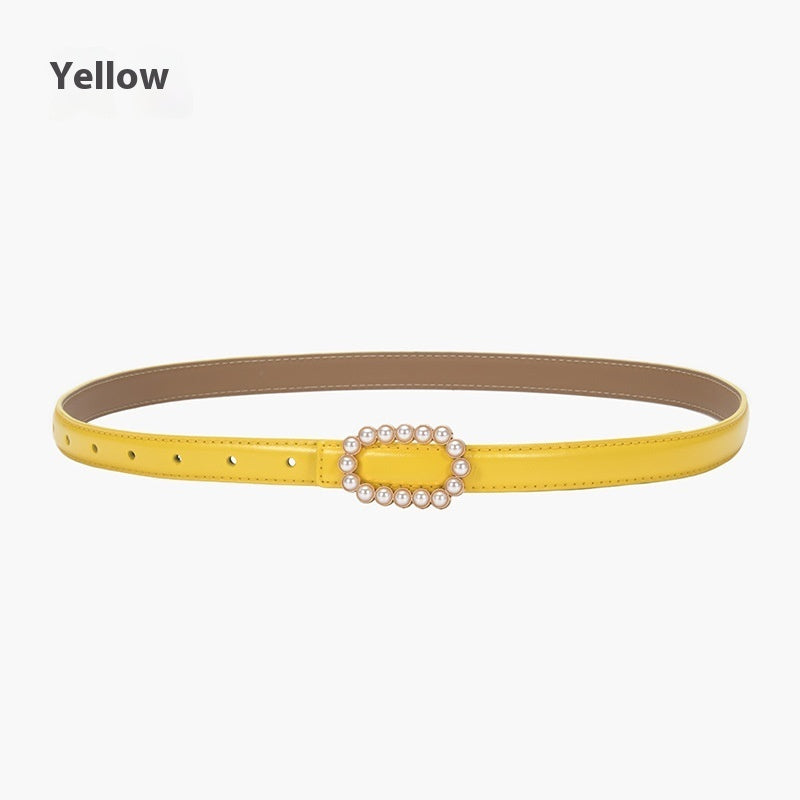 Genuine Leather Black Fashion Belt