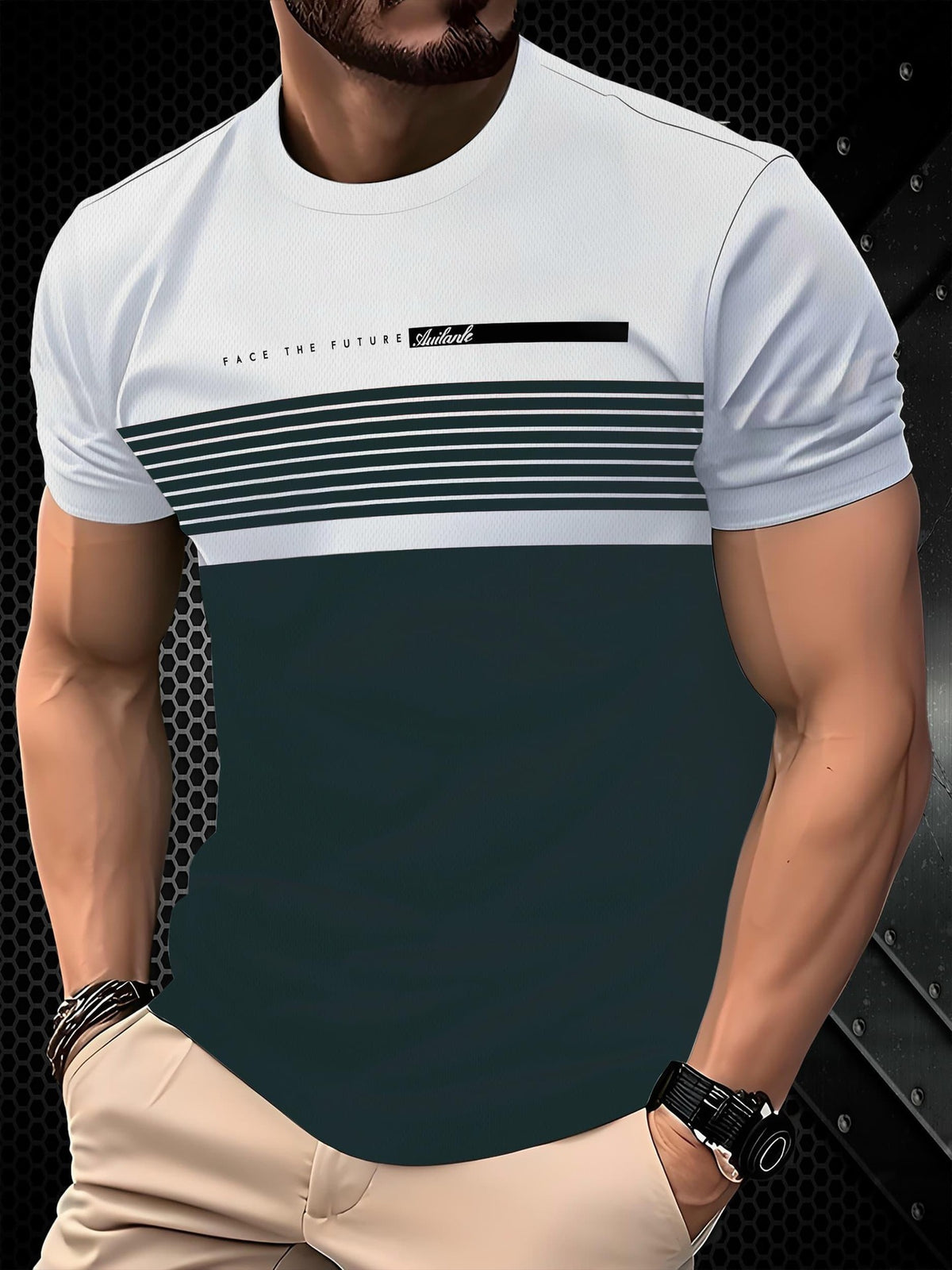 Casual Minimalist 3D Short Sleeve