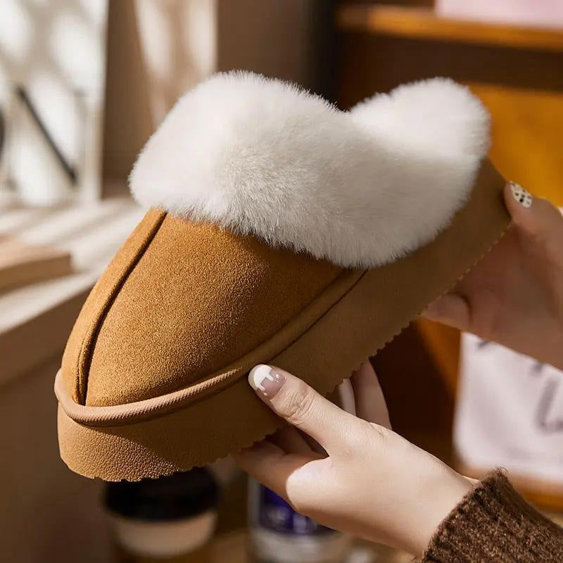Thick Sole Cotton Slippers for Couples
