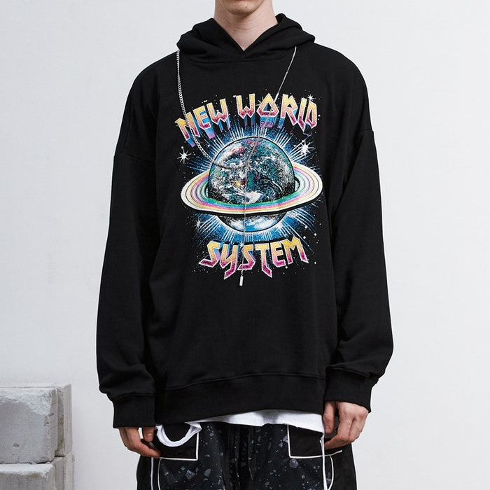 Loose And Versatile Couple Hooded Sweater