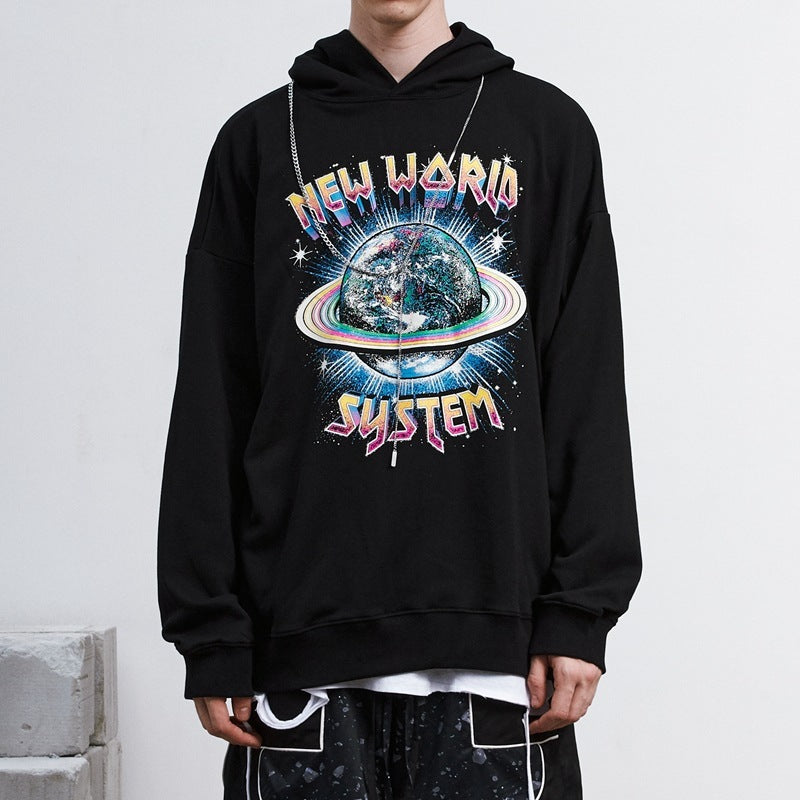 Loose And Versatile Couple Hooded Sweater