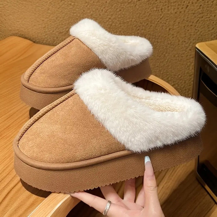 Thick Sole Cotton Slippers for Couples