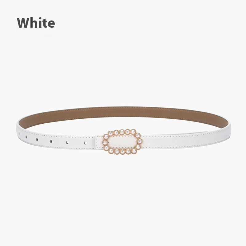 Genuine Leather Black Fashion Belt