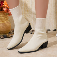 New Style Mid-calf Pointed-toe Boots