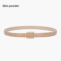 Genuine Leather Black Fashion Belt