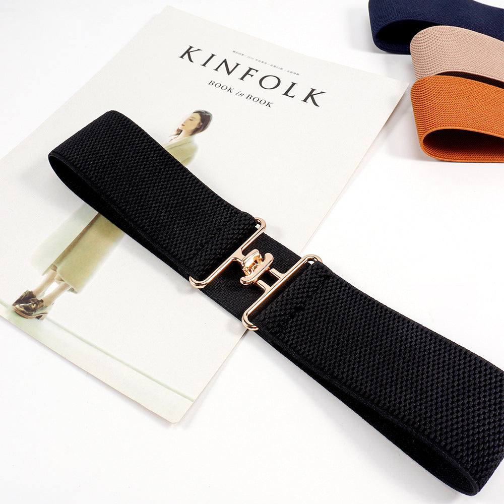 Elastic Belt Matching Suit