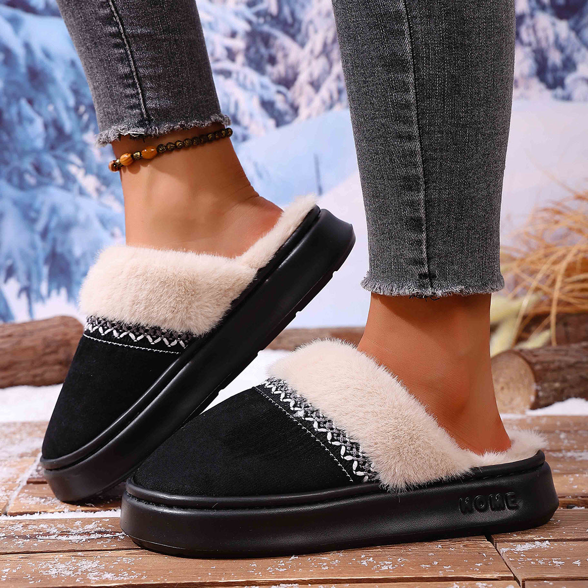 Versatile Cotton Shoes For Couples In Winter