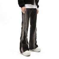 Design Zipper Straight-leg Trousers