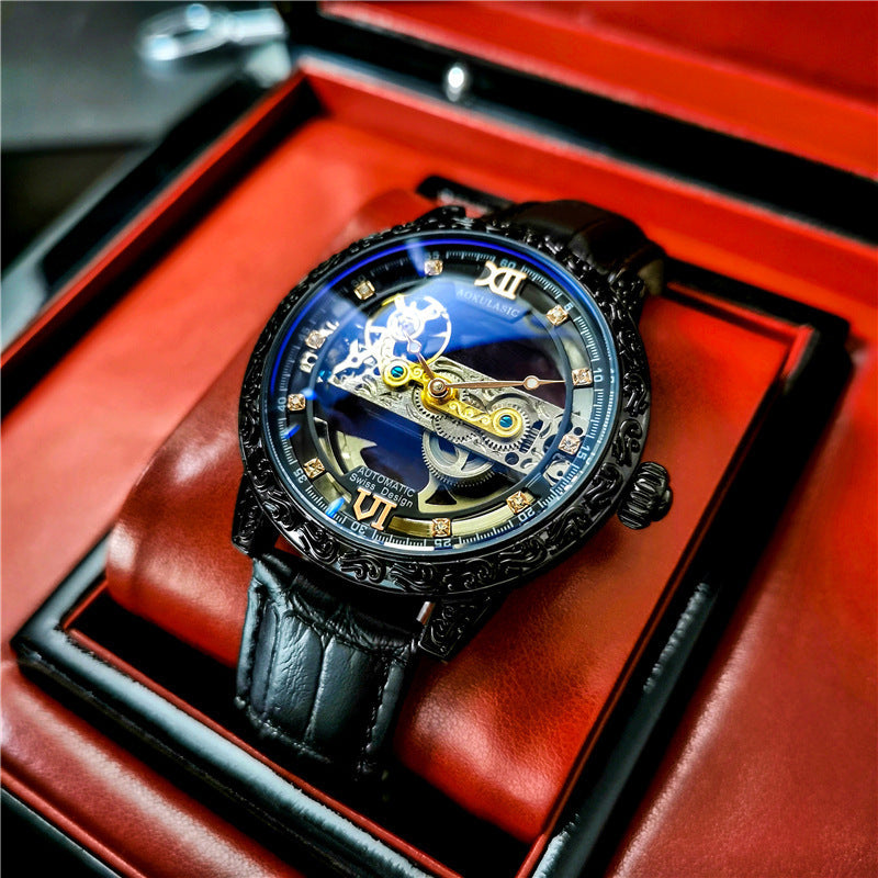 Automatic Mechanical Watch [Double-sided Hollow Waterproof]