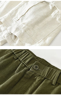 Japanese Vintage Overalls Pure Linen