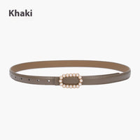 Genuine Leather Black Fashion Belt