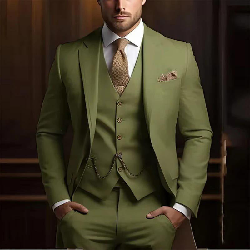 High-grade Gentleman Temperament Slim Suit