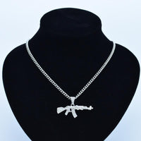 Cool Gothic Gun Shape Pendant
